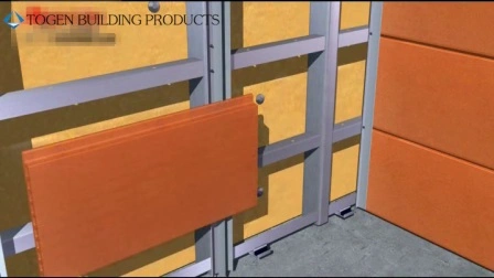 Togen OEM серая терракотовая панель для строительства плитки для наружных стен